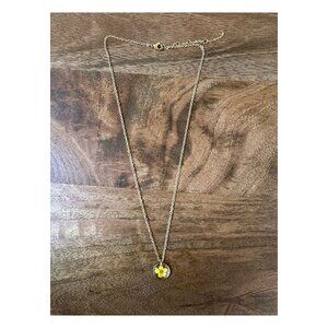 Boutique Dainty Pressed Flower Necklace